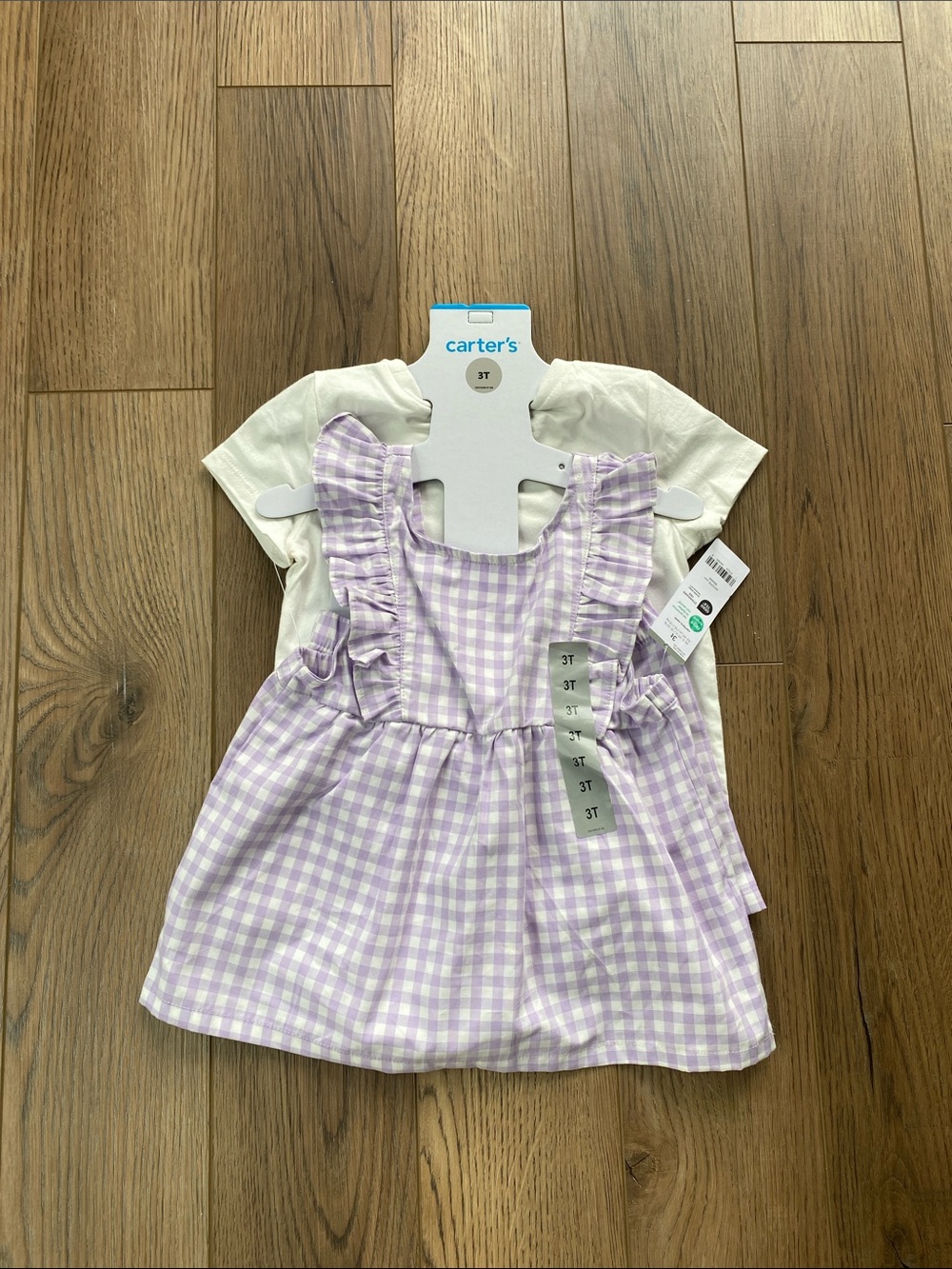 Carter's | Lavender Gingham matching set